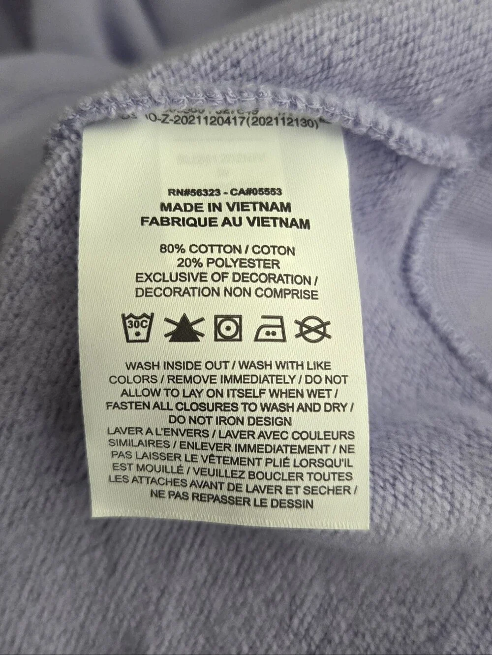 Nike Sportswear Club Purple Fleece Quarter Zip Sweatshirt Women's Size M